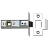 Merriway BH04347 Zinc Plated Tubular Mortice Latch, 63 mm 2.5