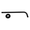 Meer Brazo Para Regadera 50 Cm Negro Mate Alta Calidad