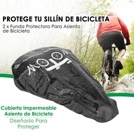 WOTOW Cojín de Gel para Asiento de Bicicleta, Cómodo Cojín Acolchado y Sílice para Sillín de Bicicleta Montaña Carretera Spinning y Ciclismo al Aire Libre con Cubierta Resistente al Agua y Polvo