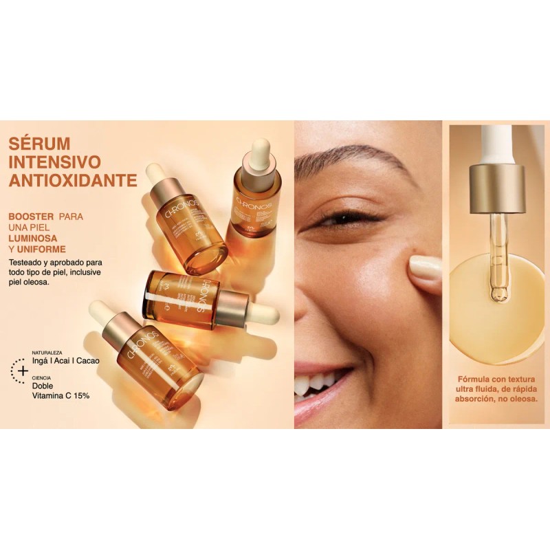 Serum Intensivo Antioxidante Chronos Natura Vitamina C 15% Momento de