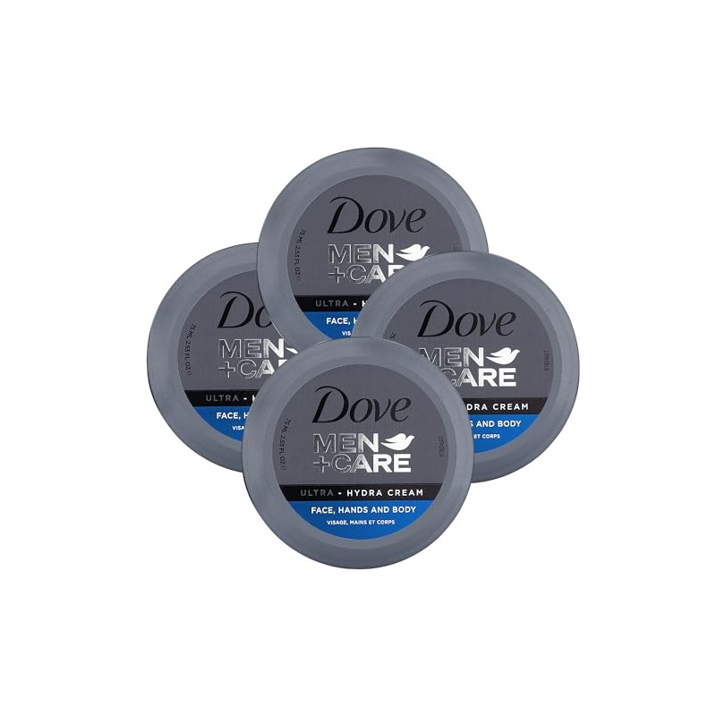Dove MenCare Ultra-Hydra Cream with 24 Hour Moisturization, 2.53 FL