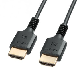 Sanwa Supply KM-HD20-US05 UltraHighSpeed Certified Slim Cable (0.5 m)