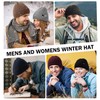 Wmcaps Winter Beanie Knitted Hats for Men Women, Fleece Lined