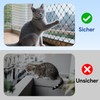 Cat Net for Balcony, Size 3 x 4 m, Includes