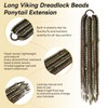 Long Boho Braided Ponytail Extension with Hair Ties, 24" Viking
