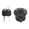 Interruptor de encendido con 2 llaves, repuesto para tractor cortacésped,