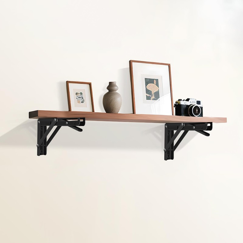 AINVLPRO Folding Shelf Brackets Heavy Duty Stainless Steel – Wall