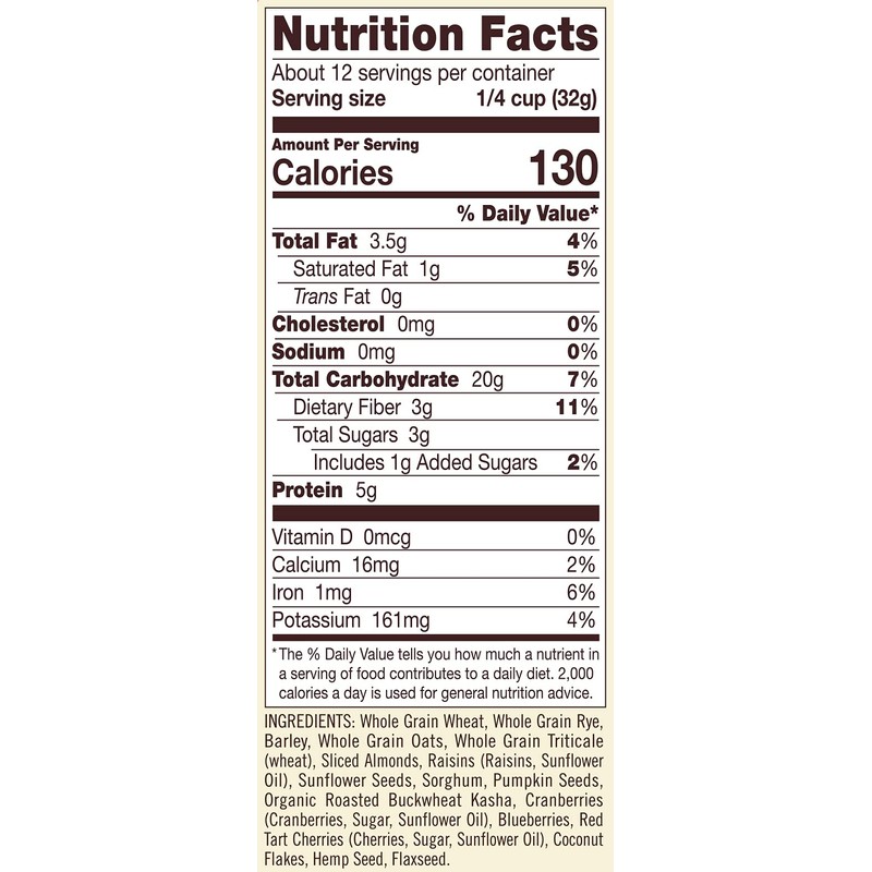 Bob's Red Mill Fruit & Seed Muesli, 14-ounce (Pack of