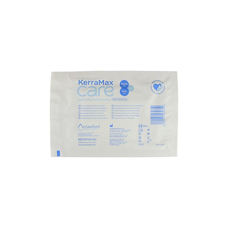 KerraMax Care 4"x4" Super Absorbent Wound Dressing (PRD500-050) – Absorbs