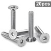 Tunejoy Countersunk Screws M6 x 35 mm Stainless Steel A2