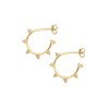 Elli Women's Genuine Jewellery Creole Earrings Geo Look Basic Balls