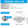 haodex Kitchen Sink Strainer Stainless Steel with Handle (3, Outer
