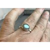 Labradorite Gemstone Sterling Silver Ring US Size 9 / Diameter