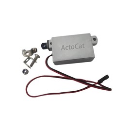 ActoCat Micro Actuador lineal de 1.2 pulgadas de carrera – 22 libras de fuerza – Potencia de 12 V CC para campana de rango inteligente, gabinetes, abridor de ventanas, robótica, automatización del hogar