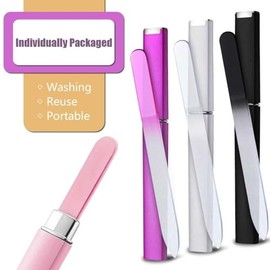 Glass Nail Files for Natural Nails, 3 Pack Fingernail File with Case, 1 Pack Nano Glass Nail Shiner Polishers Professional Manicure Tools for Home Tra