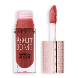 Lipgloss Vitamina E Pout Bomb Lip Plumper tono Cookie, Makeup Revolution