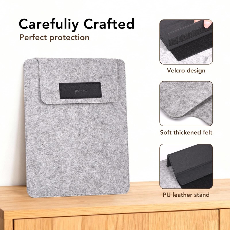 RSAquar Felt Briefcase for Kindle Scribe 11" (2025) – Lightweight
