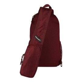 Eddie Bauer Stowaway Packable Sling Bag | Foldable | Travel | Outdoor | Lightweight | Compact | Everyday Carry | Ripstop Nylon | 10L - Black Cherry