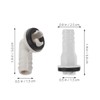 KOMBIUDA 6pcs Drain Hose Connector Kit Elbow Adapter for Air
