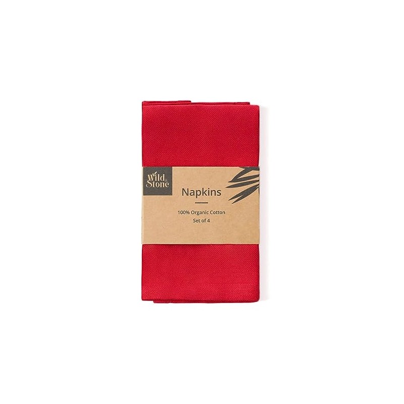 Wild & Stone | Organic Cotton Napkins | Herringbone Weave