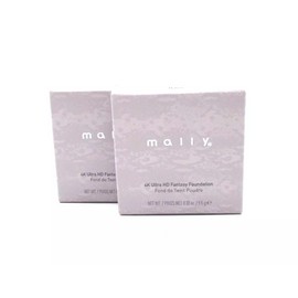 Lot/2 Mally 4K Ultra HD Fantasy Foundation ~ Medium ~ 0.33 oz / 9.5 g x 2 ~ BNIB