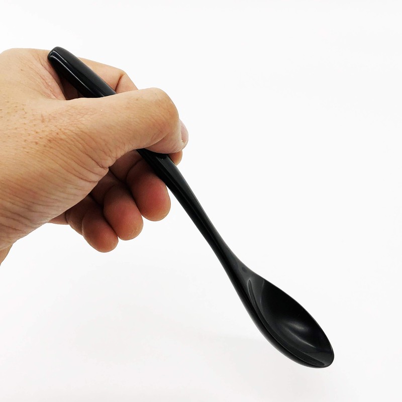 Otto Lacquerware, Wajima Paint, Spoon (Large), Black WA9-8