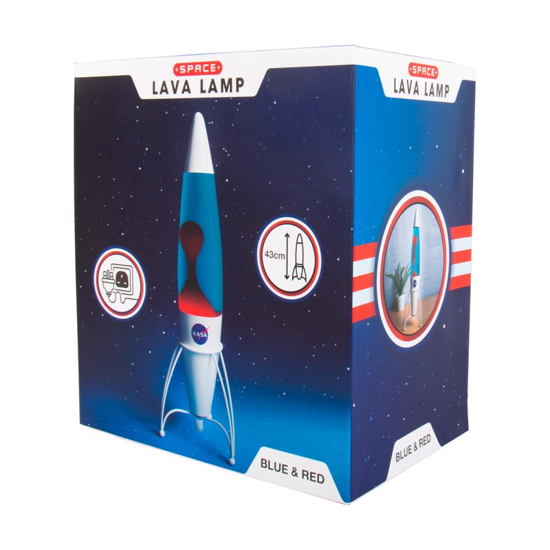 Fizz Creations NASA Inspired Rocket Lamp. Matte-Finish Space Decor Lamp