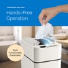 hOmeLabs Durable 2.4 Gallon Sensor Trash Can, Retractable Butterfly Lid,