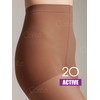 Conte Sheer Full Support Compression Pantyhose Tights with Control Top