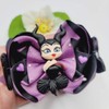 Maleficent mermaid large hair-bow
