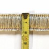 Plankroad Beige & Gold High Quality Decorative Brush Fringe Trim