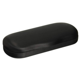 テーシーケース メガネケース おしゃれ レザー調 ハード ケース アルミニウム PVC ブラック MA-200B-2