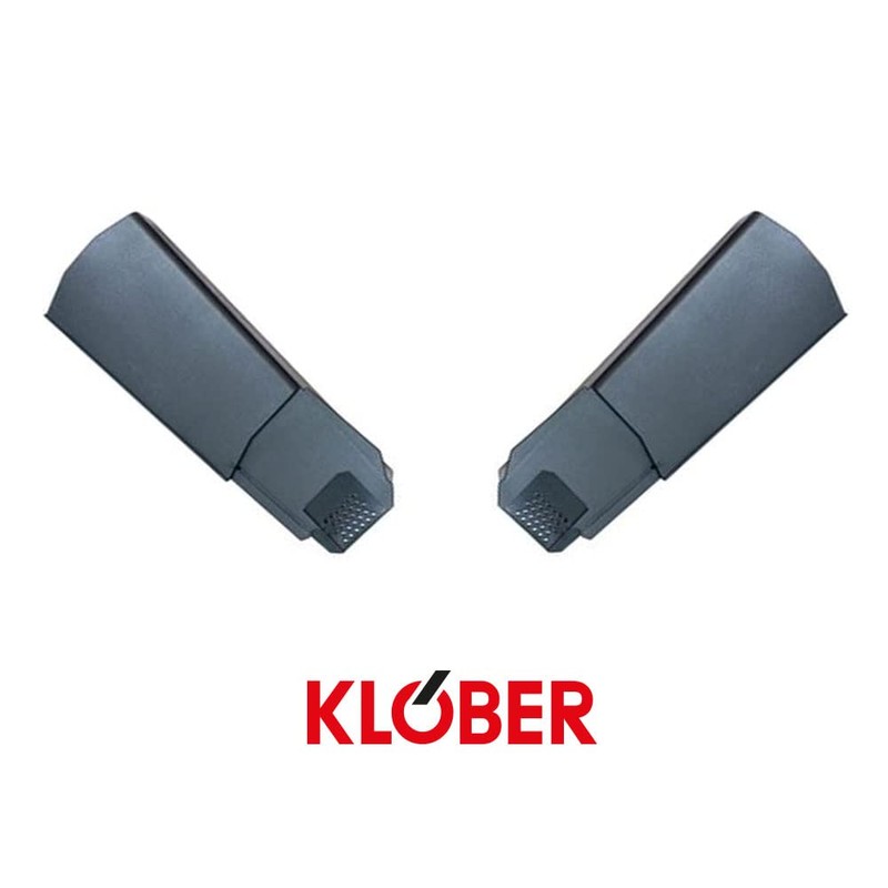 Klober Dry Verge Grey Left Hand Units - Plastic Roof