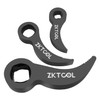 ZKTOOL 3PC Pry Bar Wrench Adaptor Head Kit,Crowbar Adapter Head
