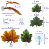 AncBace Fish Leaf Pad Betta Leaf Hammocks with Suction Cup