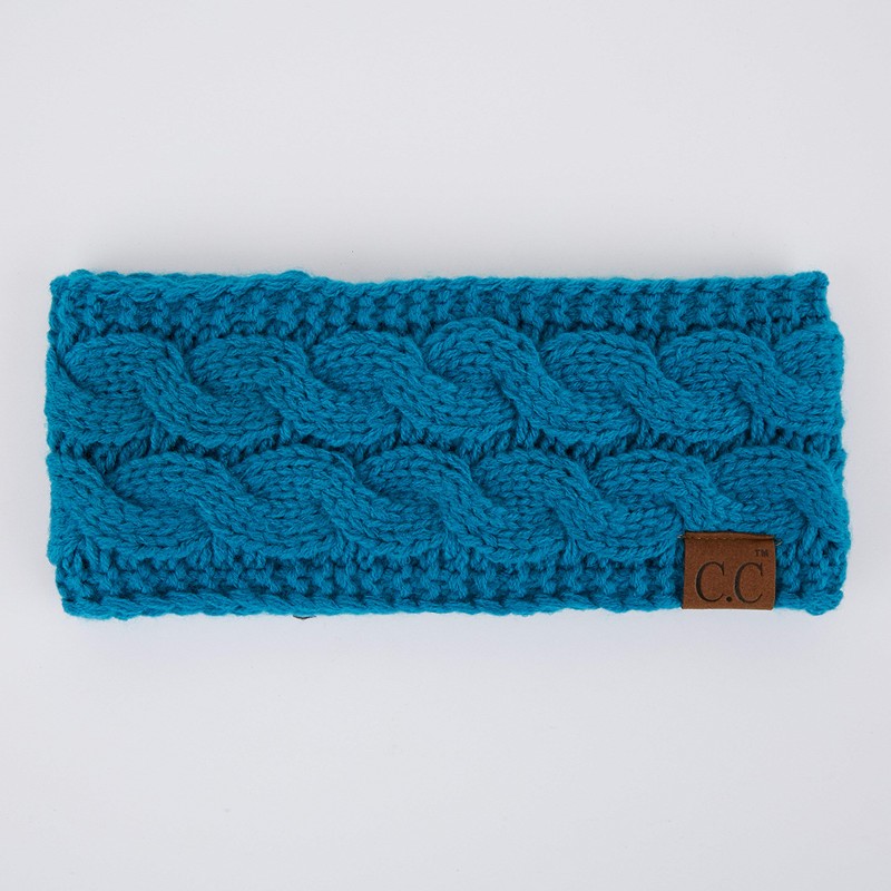 Winter CC Confetti Warm Fuzzy Fleece Lined Thick Knit Headband