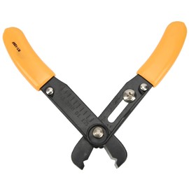 Wire Stripper Wire Cutter Adjustable Simple Cutter Stripping Pliers Hand Tools 0.5‑4.0mm Yellow for Home Appliance Wiring