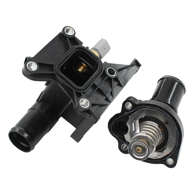 DooFig Thermostat Housing and Engine Coolant Water Outlet w/Sensor Set