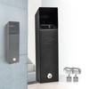 MHHQ Wall Mounted Trash Can Outdoor Commercial Receptacles Container Disposal