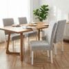 2PCS Dining Chair Covers, Thickened Jacquard Anti-Cat Scratch Stretch Dining