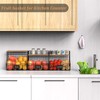 3 Pack Fruit Basket for Kitchen with Wood Lid -
