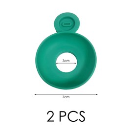 MAXQUU 2 Pieces Ice Cream Leakproof Bracket, Children'S Anti-Dirty Hand Ice Cream Bracket, Reusable, Soft And Durable, Creative Protection Rack.