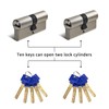 HEXIHER SE1000 Solid Locking Cylinder Simultaneous Locking Set of 2