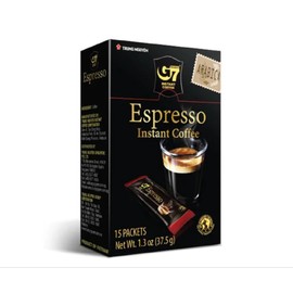 1 Pack - Instant Espresso Coffee - Ca Phe Hoa Tan Espresso - 15 Bags per Box - Product of Vietnam
