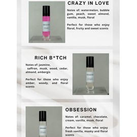 DLA COSMETICS ROLL ON OIL TRIO: CRAZY IN LOVE, OBSESSION, RICH B*TCH