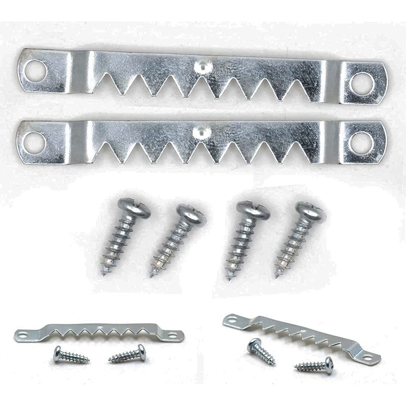 10 Pack Large Sawtooth Picture Hangers with Screws for Canvas