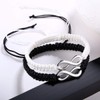 RAMESON 2Pcs Infinity Distance Couple Braided Handcrafted His and Hers