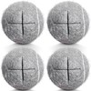 HPWFHPLF Precut Tennis Balls, 4PCS Walker Glide Balls, Heavy Duty
