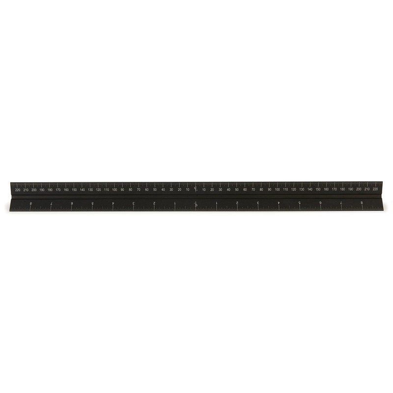 Pinnacle Triangle Ruler – 18” – Imperial and Metric