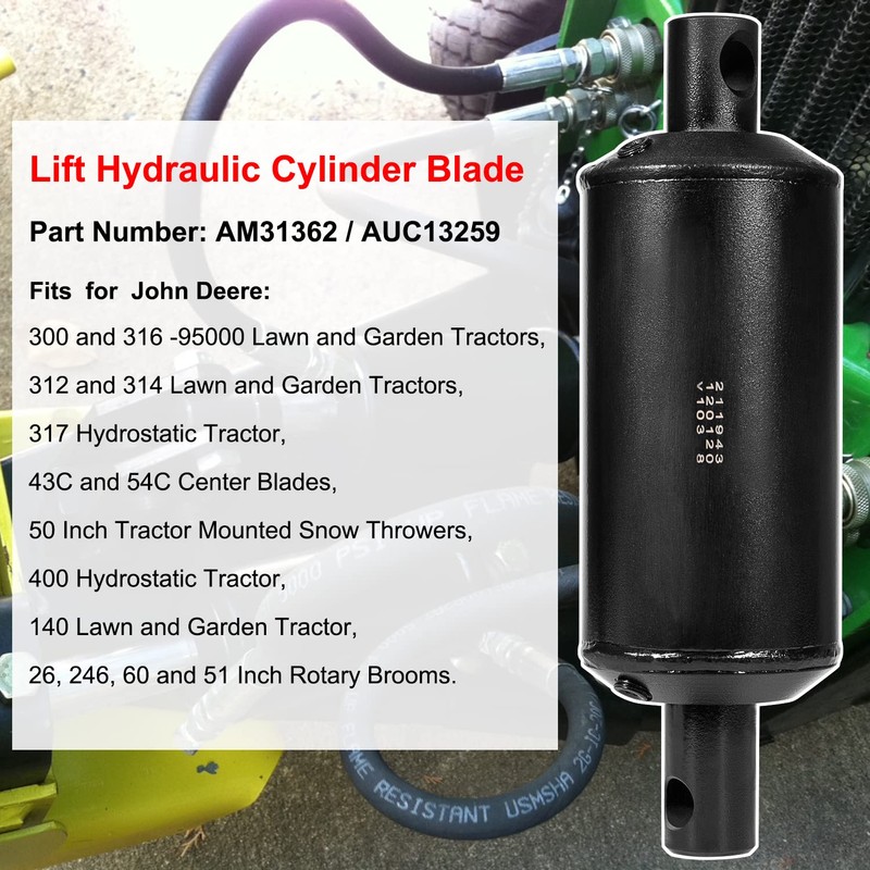 Lift Cylinder, Lift Hydraulic Cylinder Blade Fits for 317 318,